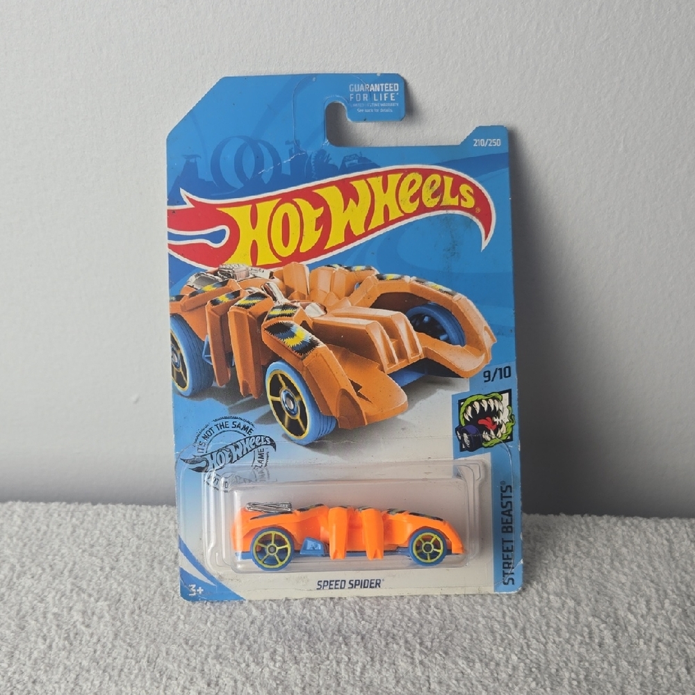 Hot Wheels Speed Spider Orange Toy Car